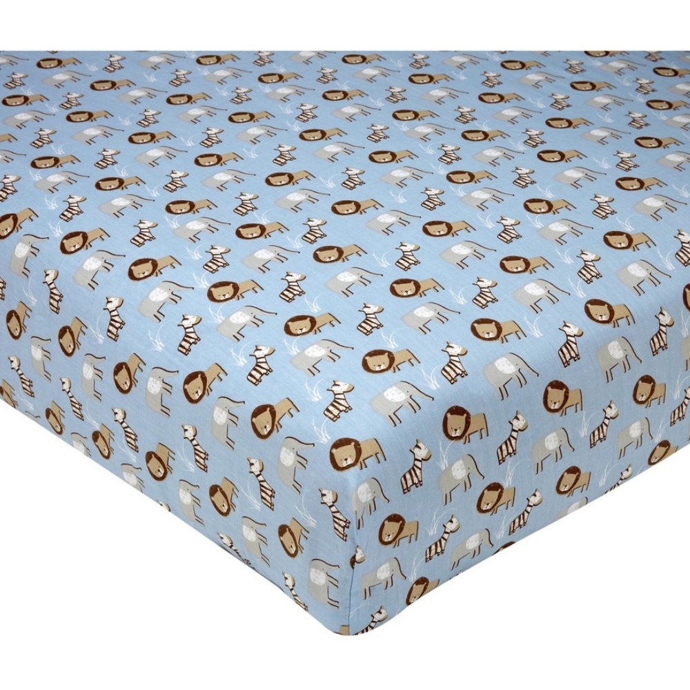 Sadie & Scout - Animal Safari Crib Sheet